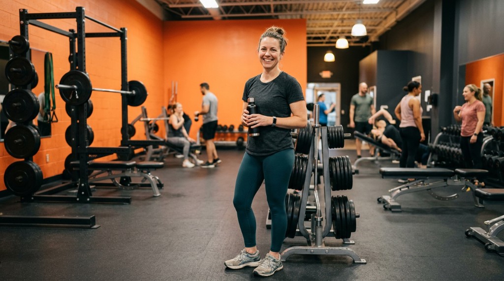 Local gym community—welcoming fitness space for busy parents