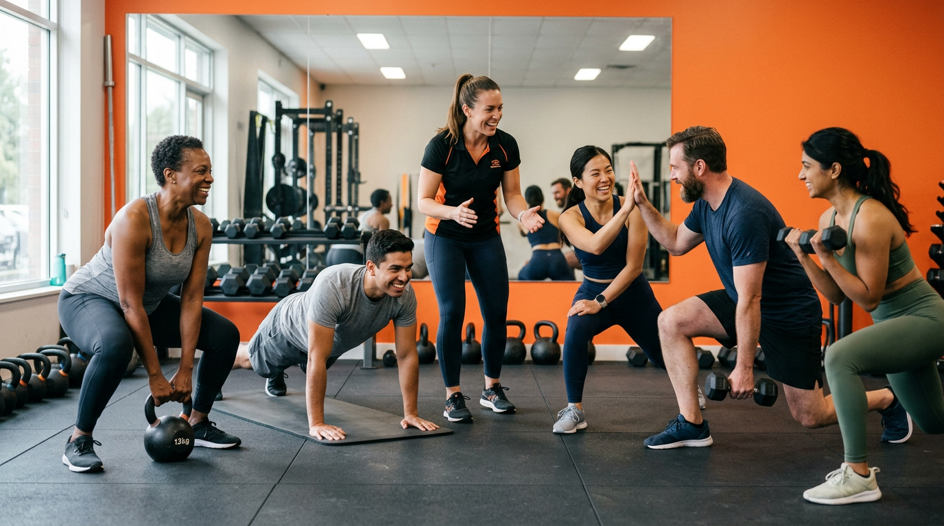 Small group training with a personal trainer - community, friendship and encouragement at Legacy Health and Fitness Kuna ID